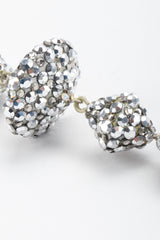 Recess Los Angeles Vintage Richard Kerr Galactic Mercury Crystal Saucer Drop Earrings