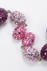 Recess Los Angeles Vintage Richard Kerr Crystal Jelly Bean Egg Drop Earrings