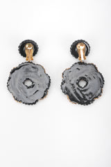 Recess Designer Consignment Vintage Richard Kerr Two Tone Samoa Cookie Swirl Earrings Los Angeles Resale Recycled