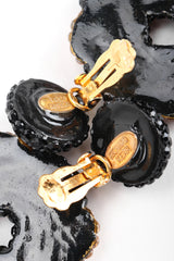 Recess Designer Consignment Vintage Richard Kerr Two Tone Samoa Cookie Swirl Earrings Los Angeles Resale Recycled