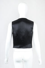 Recess Designer Consignment Vintage Richard Tyler Sleeveless Snake Shell Top Vest Los Angeles Resale