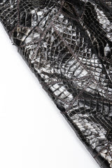 Recess Designer Consignment Vintage Richard Tyler Sleeveless Snake Shell Top Vest Los Angeles Resale