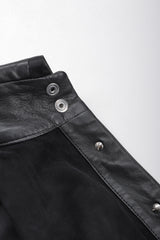 Recess Los Angeles Vintage Richard Tyler Kid Leather Folded Cuff Shirt