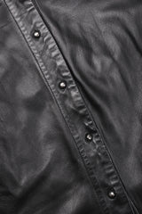 Recess Los Angeles Vintage Richard Tyler Kid Leather Folded Cuff Shirt