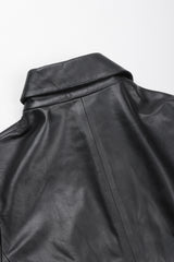 Recess Los Angeles Vintage Richard Tyler Kid Leather Folded Cuff Shirt