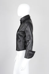 Recess Los Angeles Vintage Richard Tyler Kid Leather Folded Cuff Shirt