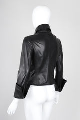 Recess Los Angeles Vintage Richard Tyler Kid Leather Folded Cuff Shirt