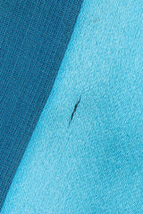 Vintage Richilene Ombre Silk Stripe Paint Chip Dress small run in aqua section near hem