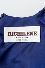 Vintage Richilene Label on blue