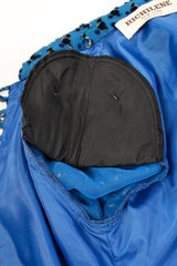 Vintage Richilene Silk Velvet Lamé Leisure Suit shoulder pad at Recess Los Angeles