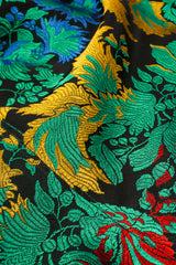 Vintage Richilene Puff Sleeve Brocade Dress fabric detail at Recess Los Angeles