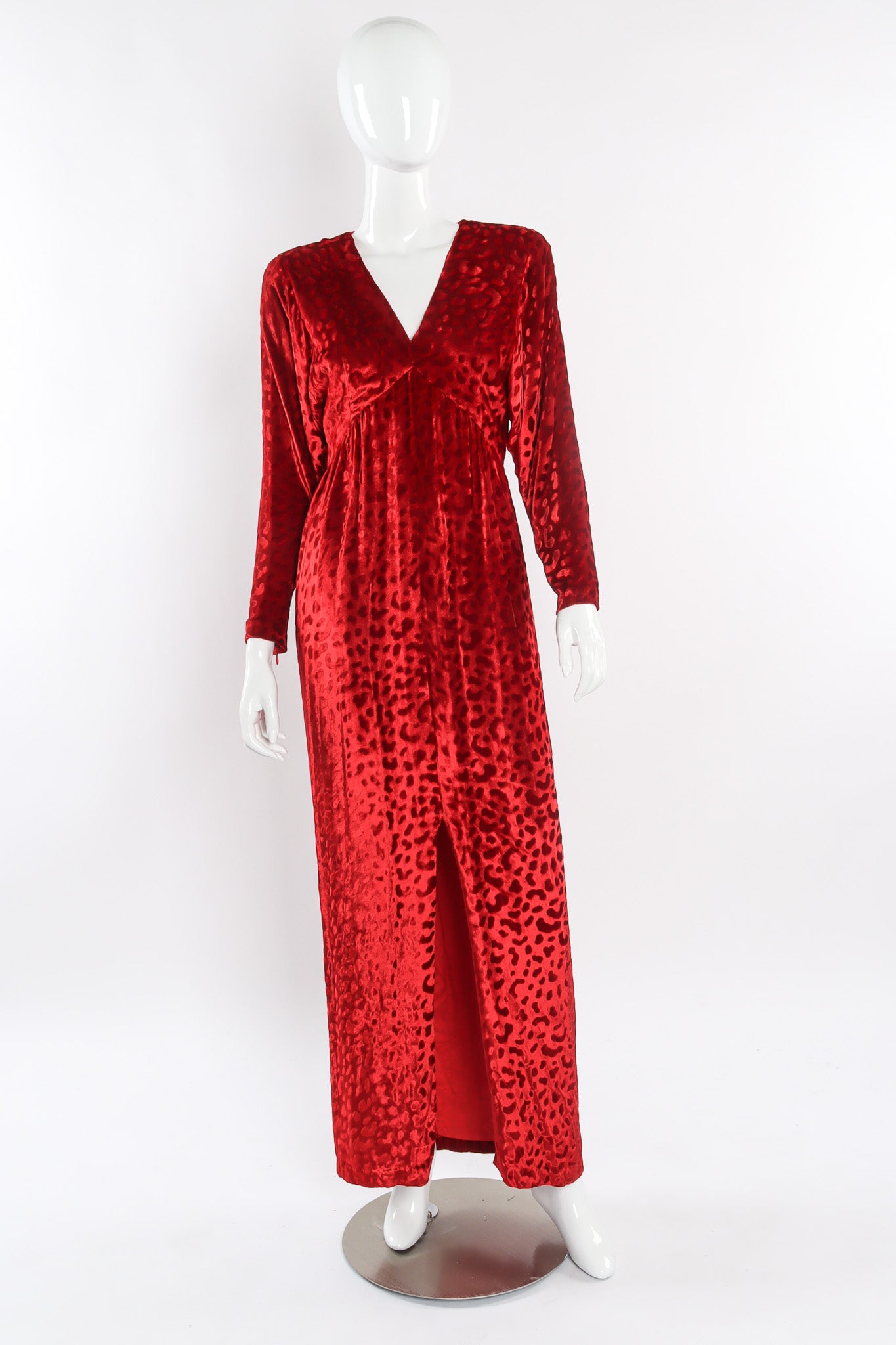 Velvet Long Sleeve Gown by Richilene @recessla
