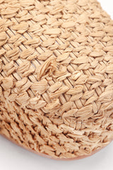 Recess Los Angeles Designer Consignment Resale Recycle Vintage Robert Clergerie Platform Raffia Straw Wedge Clogs Mules