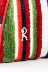 Recess Designer Consignment Vintage Roberta Di Camerino Velvet Striped Slim Frame Bag Los Angeles Resale