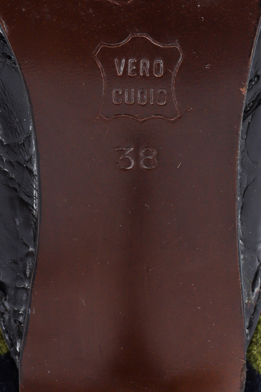 Vintage Roberta Di Camerino Stripe Velvet & Leather Heel Boot size @ Recess LA
