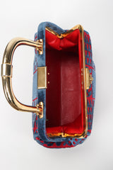 Recess Los Angeles Vintage Roberta di Camerino Patterned Velvet Bagonghi Bag