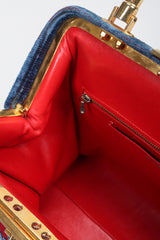 Recess Los Angeles Vintage Roberta di Camerino Patterned Velvet Bagonghi Bag