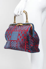 Recess Los Angeles Vintage Roberta di Camerino Patterned Velvet Bagonghi Bag
