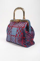 Recess Los Angeles Vintage Roberta di Camerino Patterned Velvet Bagonghi Bag