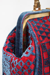 Recess Los Angeles Vintage Roberta di Camerino Patterned Velvet Bagonghi Bag