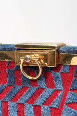 Recess Los Angeles Vintage Roberta di Camerino Patterned Velvet Bagonghi Bag