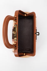 Recess Los Angeles Vintage Roberta Di Camerino Signature Leather & Velvet Mini Bagonghi Bag