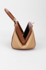 Recess Los Angeles Vintage Roberta Di Camerino Signature Leather & Velvet Mini Bagonghi Bag