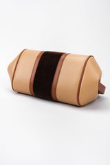 Recess Los Angeles Vintage Roberta Di Camerino Signature Leather & Velvet Mini Bagonghi Bag