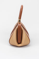 Recess Los Angeles Vintage Roberta Di Camerino Signature Leather & Velvet Mini Bagonghi Bag