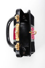 Recess Los Angeles Vintage Robera Di Camerino Signature Velvet Black Red Mini Bagonghi Bag