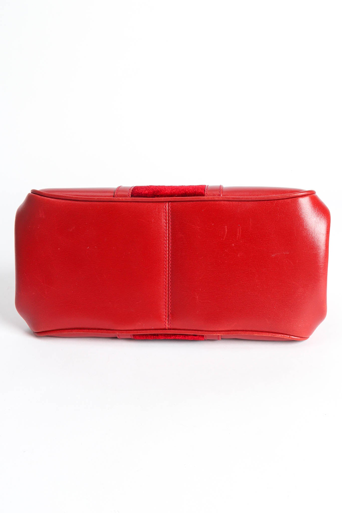 Vintage Roberta Di Camerino Mini Caravel Leather Frame Bag base @ Recess Los Angeles
