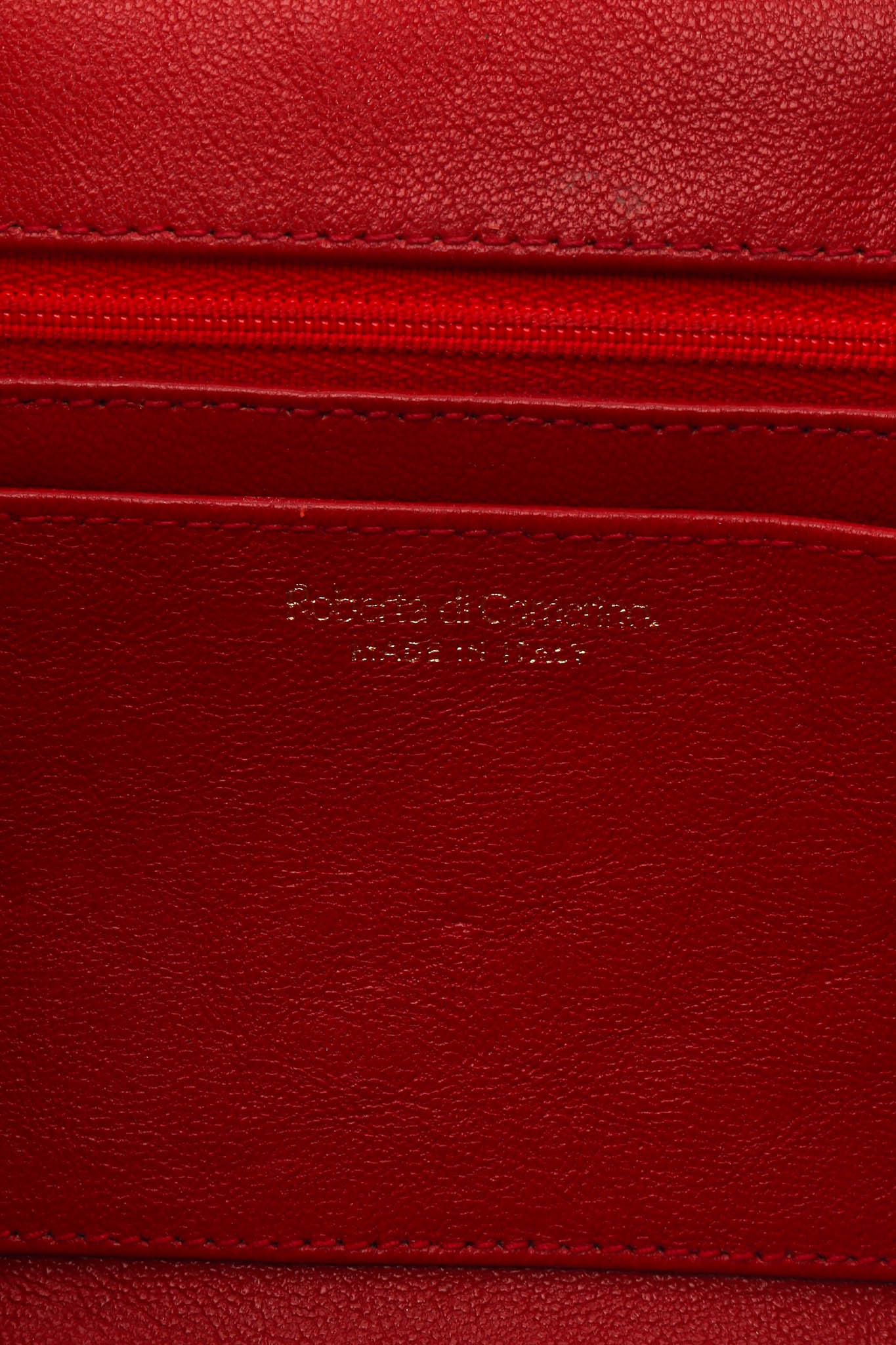 Vintage Roberta Di Camerino Mini Caravel Leather Frame Bag signed @ Recess Los Angeles