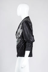 Recess Los Angeles Vintage Roberto Cavalli Leather Ziggy Stardust Lightening Jacket