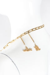 Recess Los Angeles Designer Consignment Resale Recycle Vintage Roberto Cavalli Astrology Star Chart Scorpio Silk Halter Dress