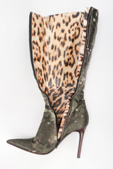 Recess Los Angeles Vintage Roberto Cavalli Celestial Constellation Point Stiletto Boots