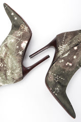 Recess Los Angeles Vintage Roberto Cavalli Celestial Constellation Point Stiletto Boots