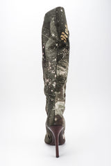 Recess Los Angeles Vintage Roberto Cavalli Celestial Constellation Point Stiletto Boots