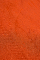 Vintage Romeo Gigli Rust Cropped Silk Dupioni Balloon Jacket fabric at Recess LA