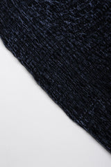 Recess Los Angeles Vintage Romeo Gigli Midnight Ruched Velvet Mermaid Skirt