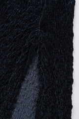 Recess Los Angeles Vintage Romeo Gigli Midnight Ruched Velvet Mermaid Skirt