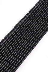 Vintage Ruben Panis Bead Stripe Silk Chiffon Dress belt beads at Recess Los Angeles