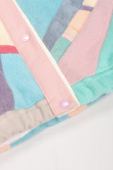 Recess Los Angeles Vintage SFR Santa Fe ReCreations Suede Fleece Pastel Fringe Southwest Jacket