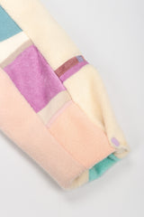 Recess Los Angeles Vintage SFR Santa Fe ReCreations Suede Fleece Pastel Fringe Southwest Jacket