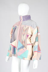 Recess Los Angeles Vintage SFR Santa Fe ReCreations Suede Fleece Pastel Fringe Southwest Jacket