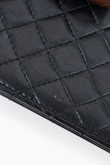 Vintage Helene Angeli Quilted Mini Envelope Portfolio Case indentations