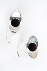 Vintage Sabattini Sculptural Silver Candle Holders (Set of 6) top opening @ Recess LA