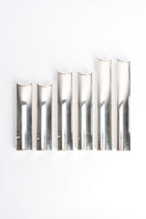 Vintage Sabattini Sculptural Silver Candle Holders (Set of 6) all 6pcs @ Recess LA