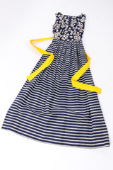 Vintage Sadie for I.Magnin Stripes & Daisies Dress dress flat lay @ Recess LA