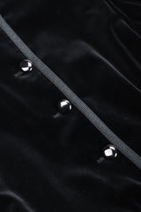 Recess Los Angeles Vintage YSL Yves Saint Laurent Long Velvet Russian Collection Cossack Coat Dress