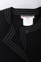 Recess Los Angeles Yves Saint Laurent YLS Topstitched Swing Coat